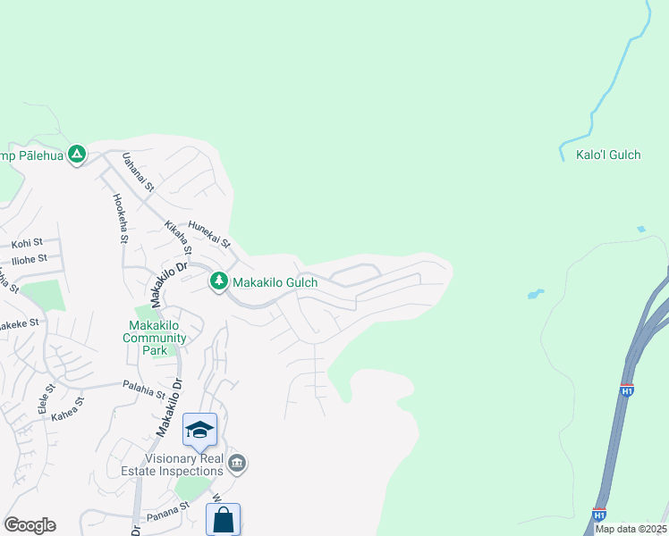 map of restaurants, bars, coffee shops, grocery stores, and more near 92-1008 Luawainui Street in Kapolei