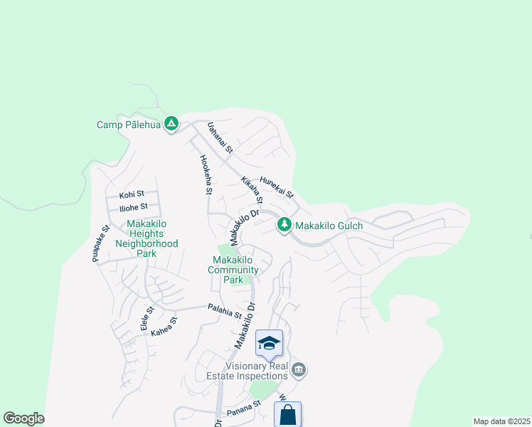 map of restaurants, bars, coffee shops, grocery stores, and more near 92-1215 Hauone Street in Kapolei