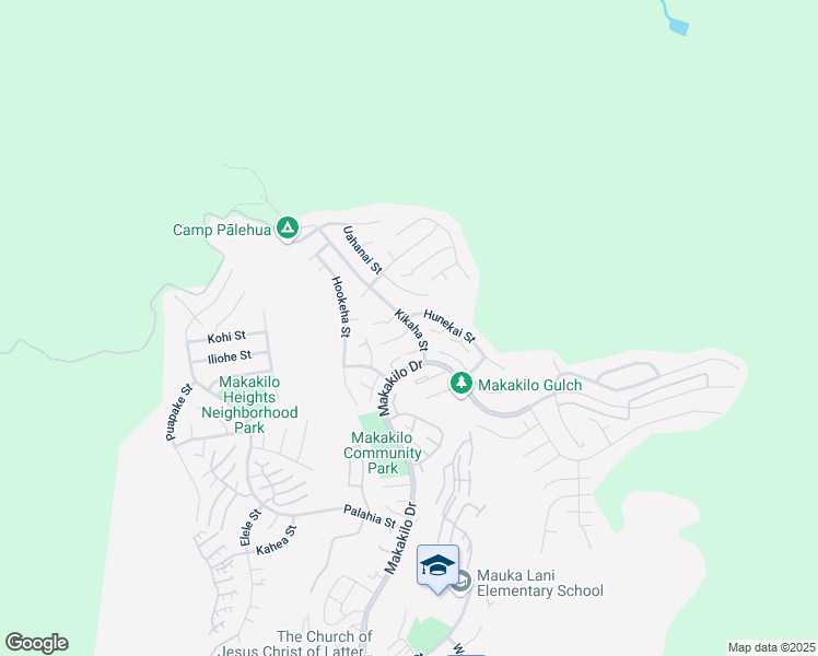 map of restaurants, bars, coffee shops, grocery stores, and more near 92-1281 Kikaha Street in Kapolei
