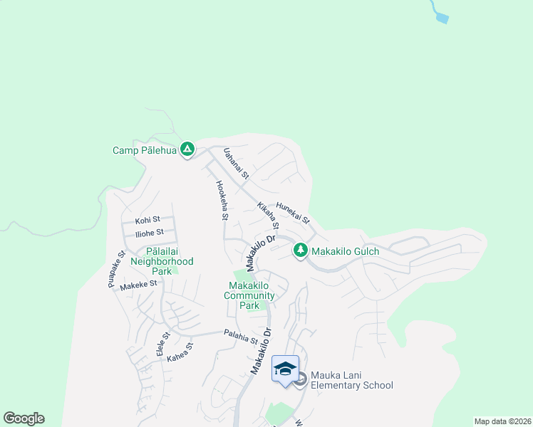 map of restaurants, bars, coffee shops, grocery stores, and more near 92-1281 Kikaha Street in Kapolei