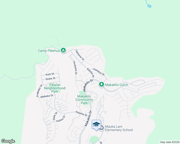 map of restaurants, bars, coffee shops, grocery stores, and more near 92-1281 Kikaha Street in Kapolei