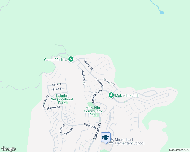map of restaurants, bars, coffee shops, grocery stores, and more near 92-1281 Kikaha Street in Kapolei
