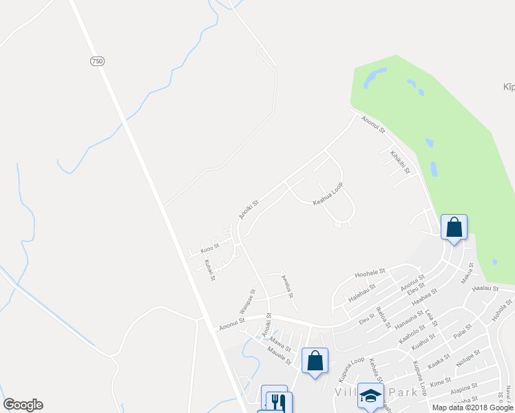 map of restaurants, bars, coffee shops, grocery stores, and more near 94-1060 Kapehu Street in Waipahu