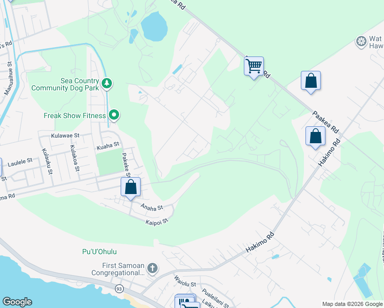 map of restaurants, bars, coffee shops, grocery stores, and more near 87-1087 Apuupuu Road in Waianae