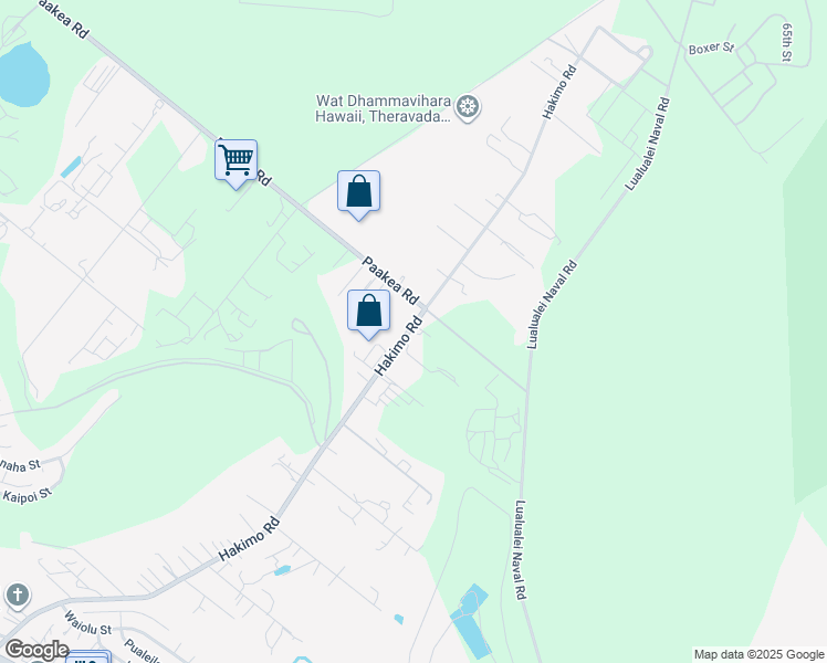 map of restaurants, bars, coffee shops, grocery stores, and more near 87-871 Hakimo Rd in Waianae