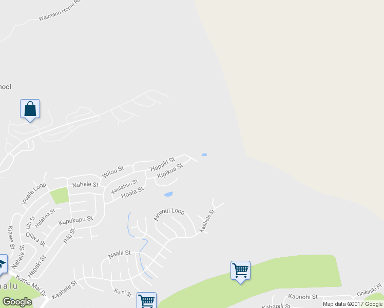 map of restaurants, bars, coffee shops, grocery stores, and more near 98-2030 Hapaki Street in Aiea