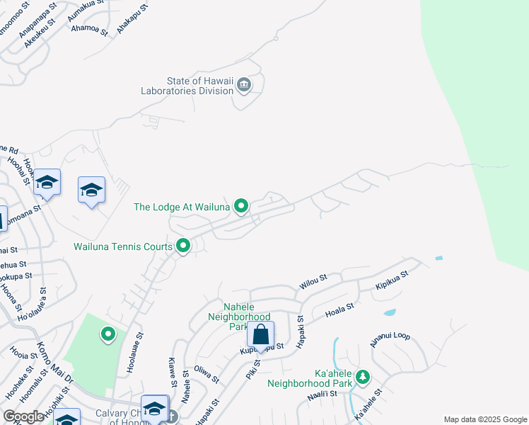 map of restaurants, bars, coffee shops, grocery stores, and more near 98-1941 Kaʻahumanu Street in Aiea