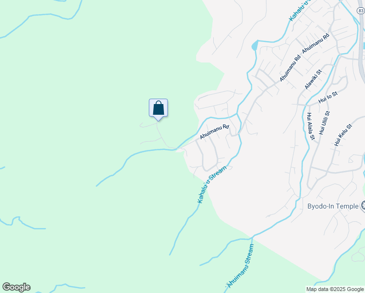 map of restaurants, bars, coffee shops, grocery stores, and more near 47-716 Ahuimanu Road in Kaneohe