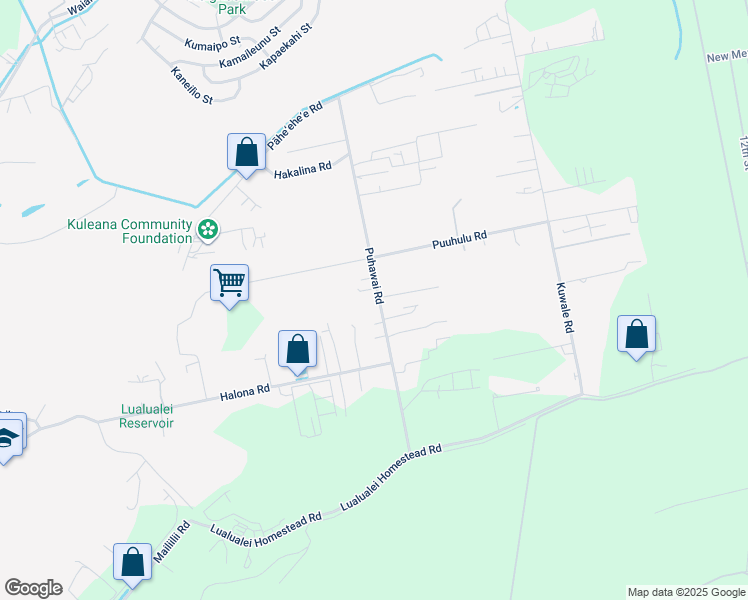 map of restaurants, bars, coffee shops, grocery stores, and more near 86329 Puhawai Road in Waianae