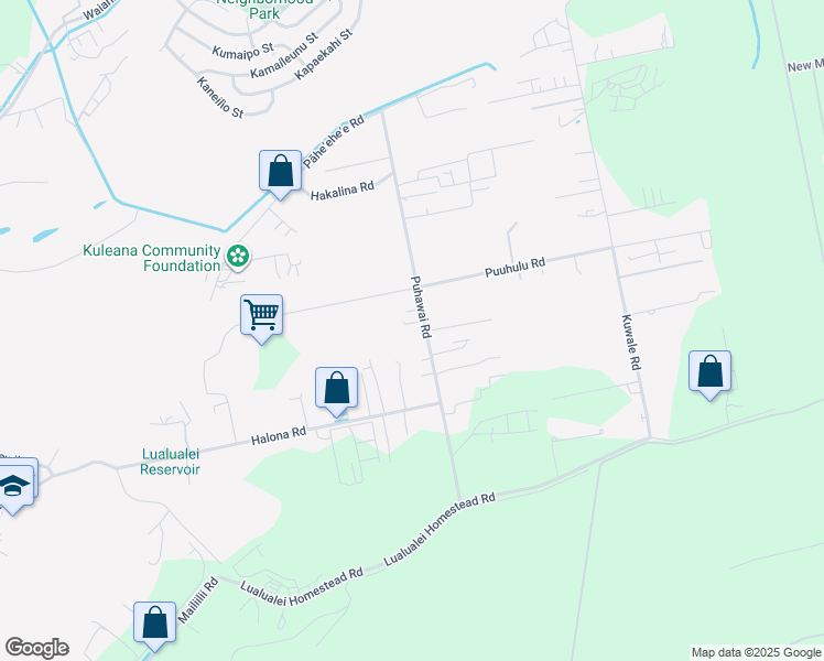 map of restaurants, bars, coffee shops, grocery stores, and more near 86329 Puhawai Road in Waianae