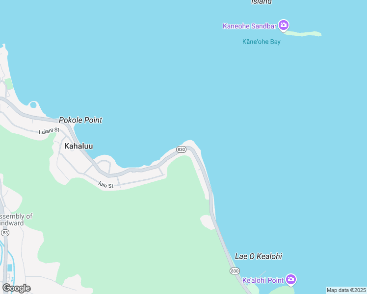 map of restaurants, bars, coffee shops, grocery stores, and more near 47-89 Kamehameha Highway in Kaneohe