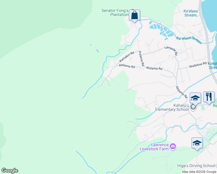 map of restaurants, bars, coffee shops, grocery stores, and more near 47-950 Kamakoi Road in Kaneohe