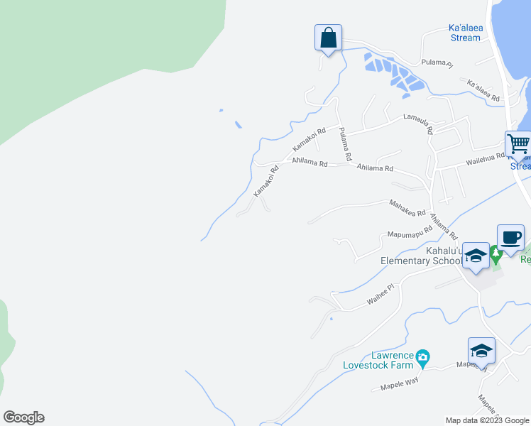 map of restaurants, bars, coffee shops, grocery stores, and more near 47-950 Kamakoi Road in Kaneohe