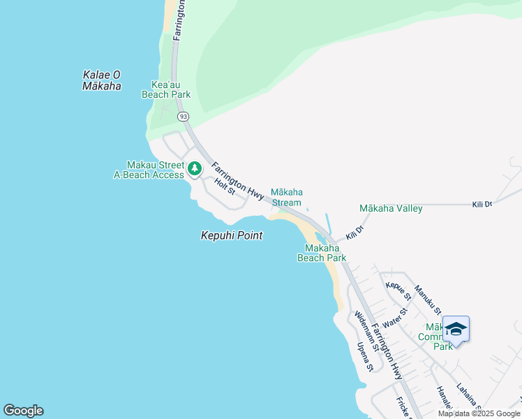 map of restaurants, bars, coffee shops, grocery stores, and more near 84-235 Farrington Highway in Waianae