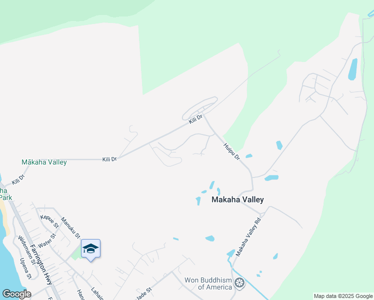 map of restaurants, bars, coffee shops, grocery stores, and more near 84-687 Ala Mahiku Street in Waianae