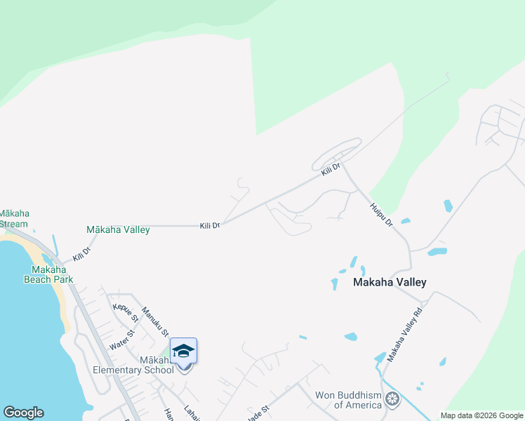 map of restaurants, bars, coffee shops, grocery stores, and more near 84-469 Kili Drive in Waianae