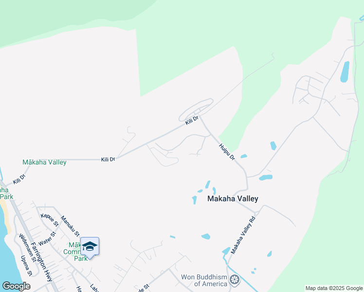 map of restaurants, bars, coffee shops, grocery stores, and more near 84-687 Ala Mahiku Street in Waianae