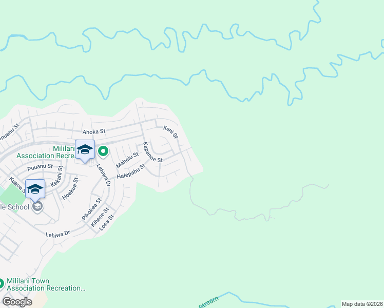 map of restaurants, bars, coffee shops, grocery stores, and more near 95-210 Hainole Place in Mililani