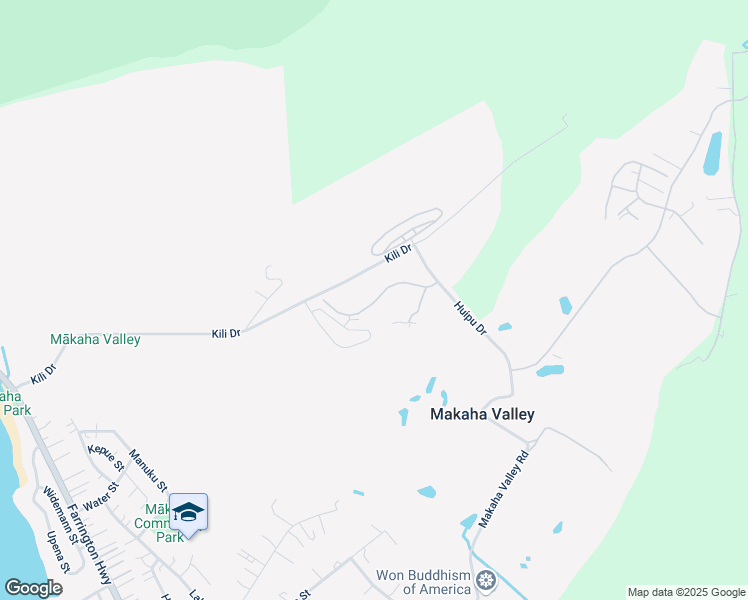 map of restaurants, bars, coffee shops, grocery stores, and more near 84-664 Ala Mahiku Street in Waianae