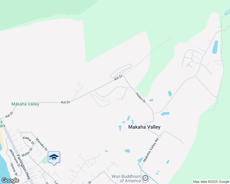 map of restaurants, bars, coffee shops, grocery stores, and more near 84-687 Ala Mahiku Street in Waianae