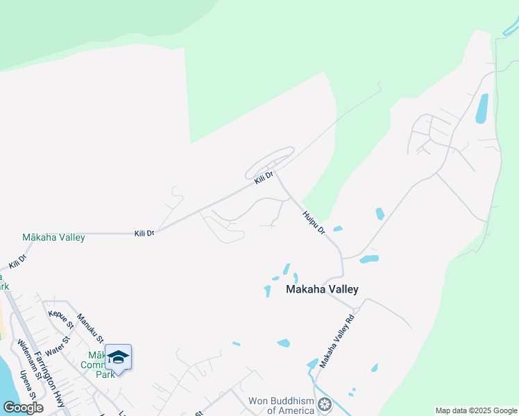 map of restaurants, bars, coffee shops, grocery stores, and more near 84-687 Ala Mahiku Street in Waianae