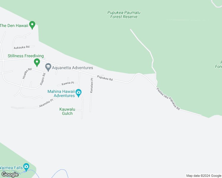 map of restaurants, bars, coffee shops, grocery stores, and more near 59-705 Pupukea Road in Haleiwa