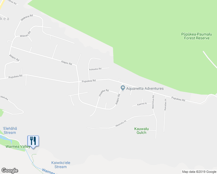 map of restaurants, bars, coffee shops, grocery stores, and more near 59-560 Hoalike Road in Haleiwa