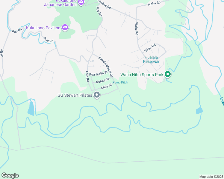 map of restaurants, bars, coffee shops, grocery stores, and more near 1173 Kaena Street in Kalaheo