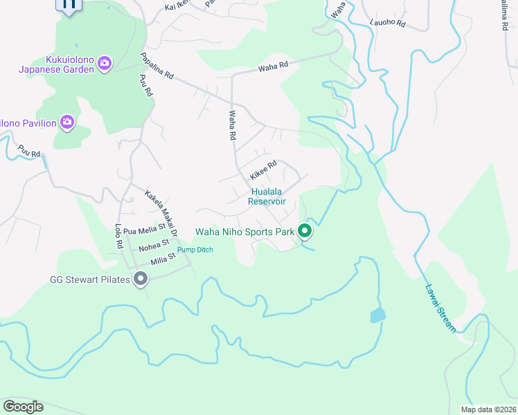 map of restaurants, bars, coffee shops, grocery stores, and more near 3602 Kaloke Street in Kalaheo
