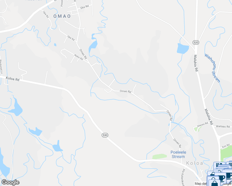 map of restaurants, bars, coffee shops, grocery stores, and more near 3867 Omao Road in Koloa