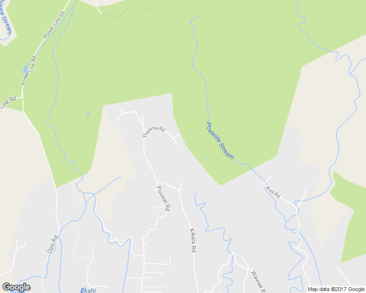 map of restaurants, bars, coffee shops, grocery stores, and more near 5489 Puulima Road in Kalaheo