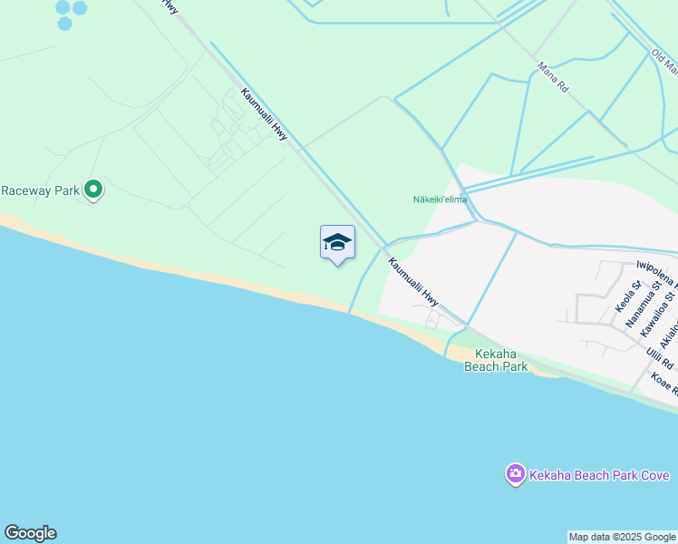 map of restaurants, bars, coffee shops, grocery stores, and more near in Kekaha