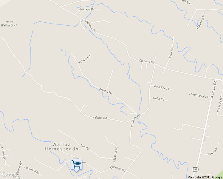 map of restaurants, bars, coffee shops, grocery stores, and more near 6428 Kipapa Road in Kapaʻa