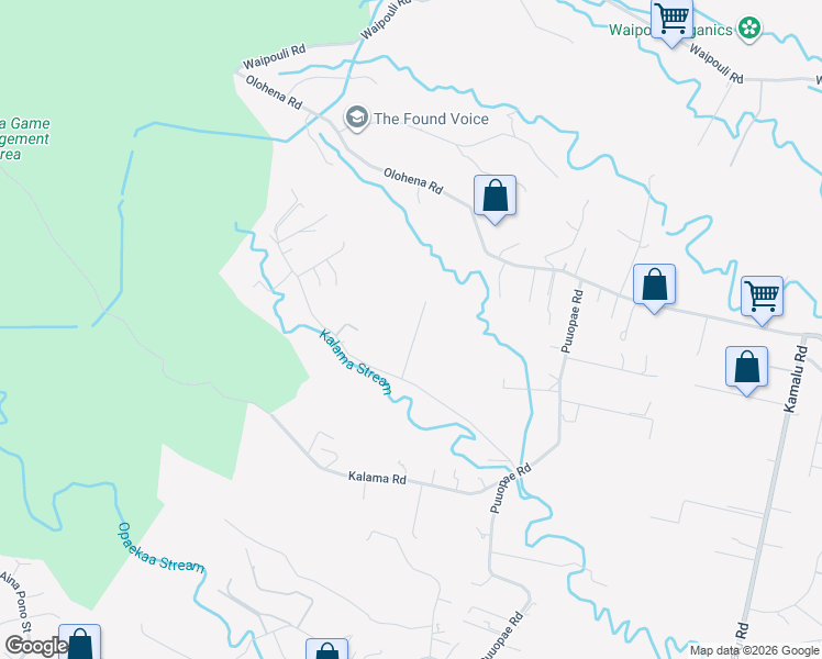 map of restaurants, bars, coffee shops, grocery stores, and more near 6456 Kipapa Road in Kapaʻa
