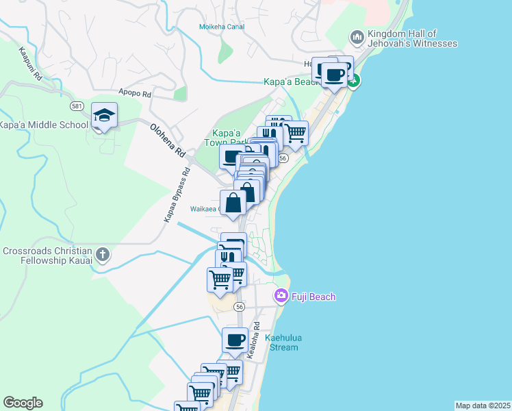 1317 Inia Street, Kapaa HI Walk Score
