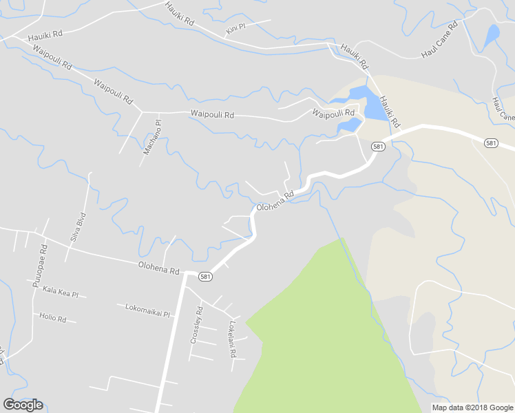 map of restaurants, bars, coffee shops, grocery stores, and more near Olohena Road in Kapaʻa