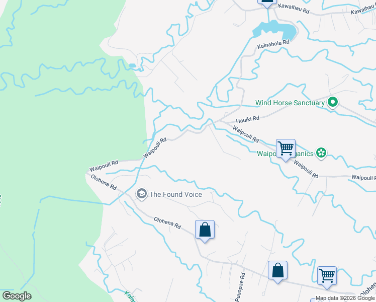 map of restaurants, bars, coffee shops, grocery stores, and more near 6731B Waipouli Road in Kapaʻa