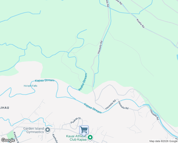 map of restaurants, bars, coffee shops, grocery stores, and more near 6281 Hauaala Road in Kapaʻa