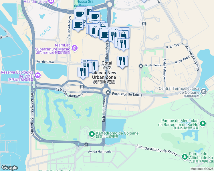 map of restaurants, bars, coffee shops, grocery stores, and more near in 