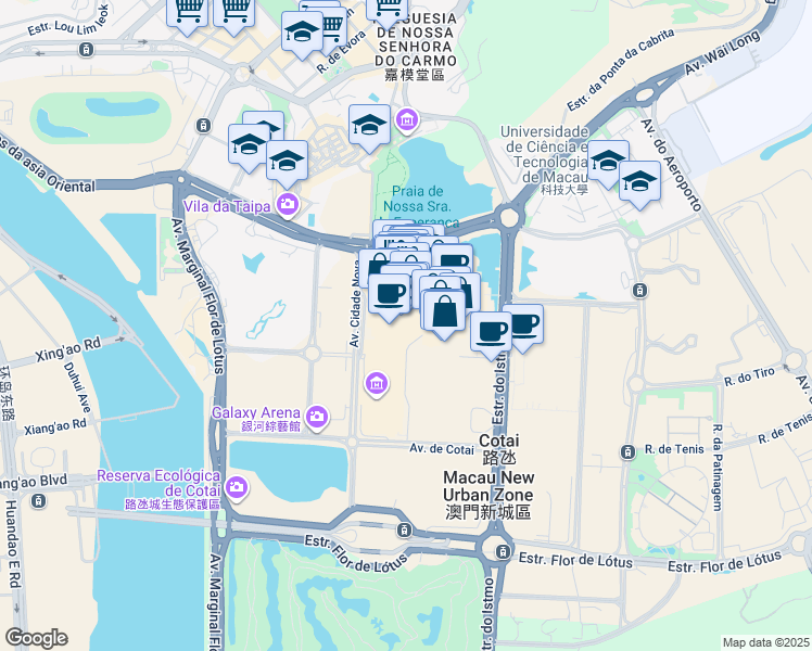map of restaurants, bars, coffee shops, grocery stores, and more near in 