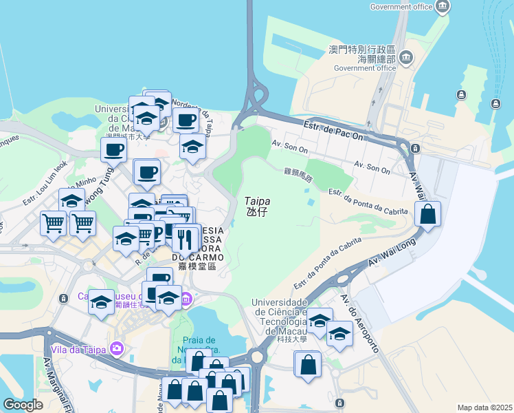 map of restaurants, bars, coffee shops, grocery stores, and more near in 