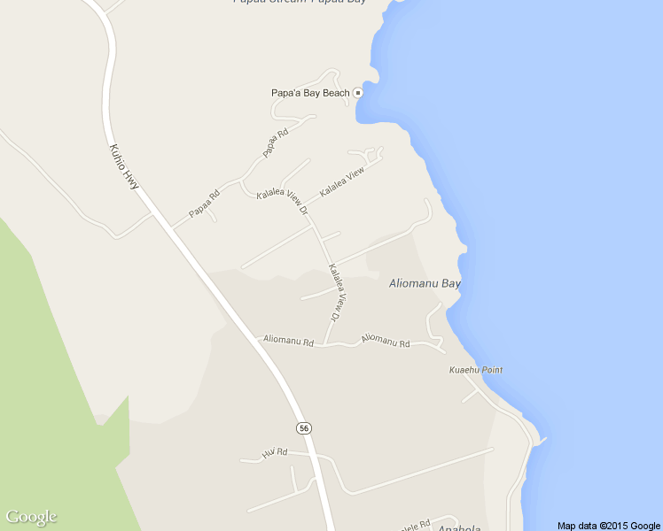 map of restaurants, bars, coffee shops, grocery stores, and more near 5340 Kalalea View Drive in Anahola