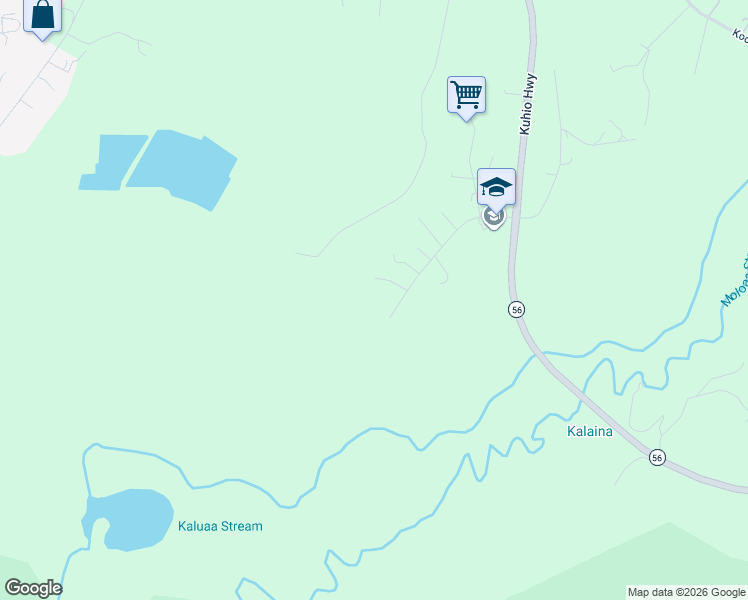 map of restaurants, bars, coffee shops, grocery stores, and more near 4700 Kapuna Road in Kilauea