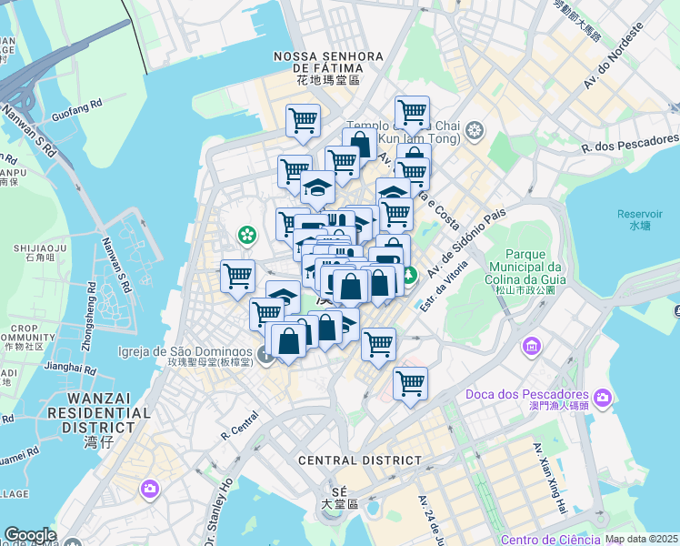 map of restaurants, bars, coffee shops, grocery stores, and more near in 