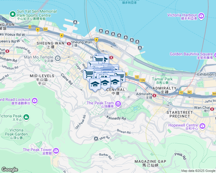 map of restaurants, bars, coffee shops, grocery stores, and more near in 