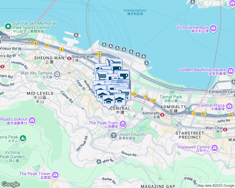 map of restaurants, bars, coffee shops, grocery stores, and more near in 