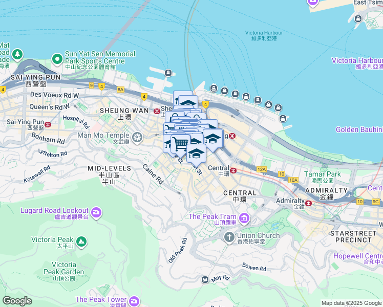 map of restaurants, bars, coffee shops, grocery stores, and more near in 