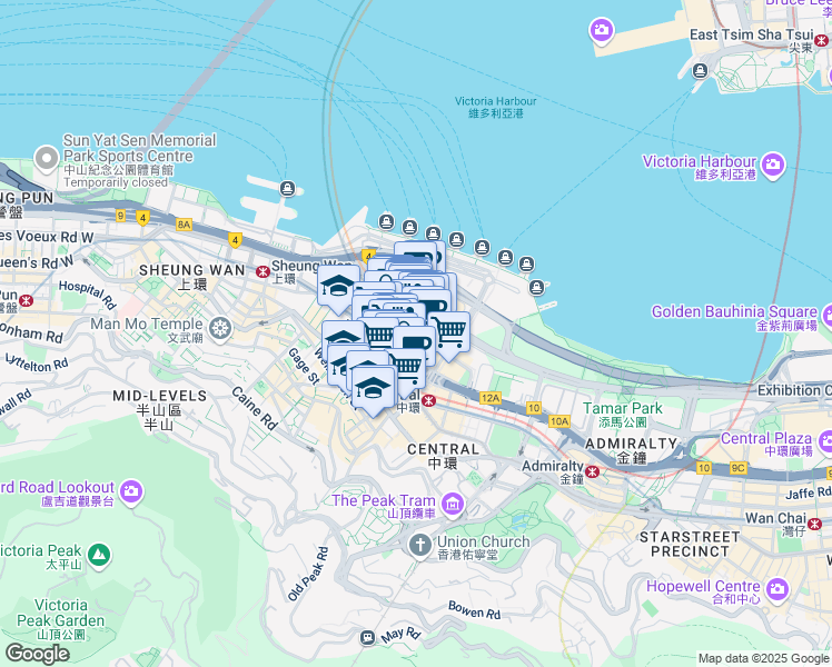 map of restaurants, bars, coffee shops, grocery stores, and more near in 