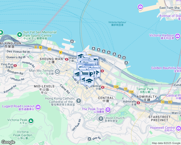 map of restaurants, bars, coffee shops, grocery stores, and more near in 