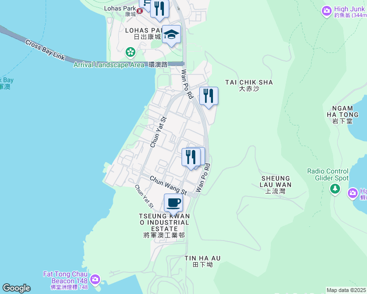 map of restaurants, bars, coffee shops, grocery stores, and more near in 